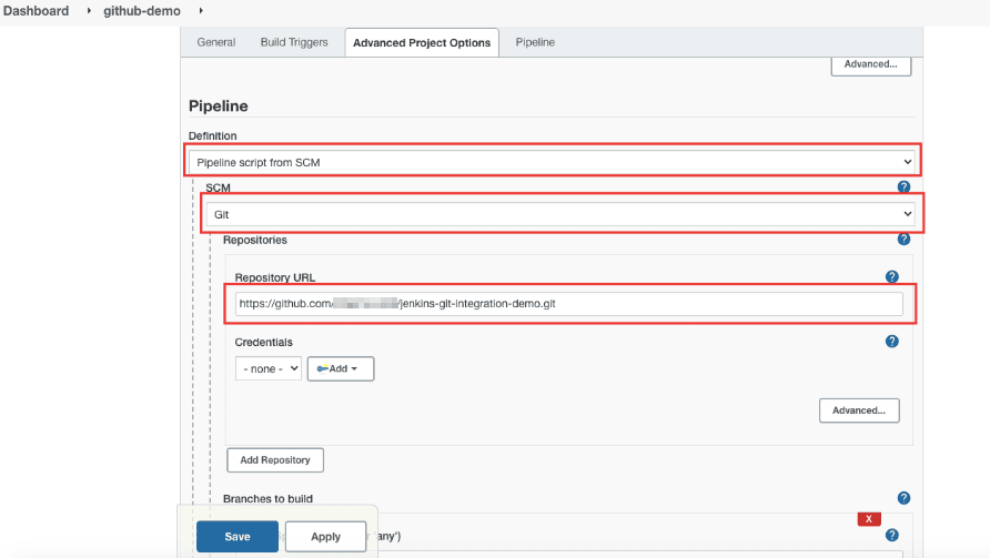 Integrating GitHub for Jenkins Pipeline