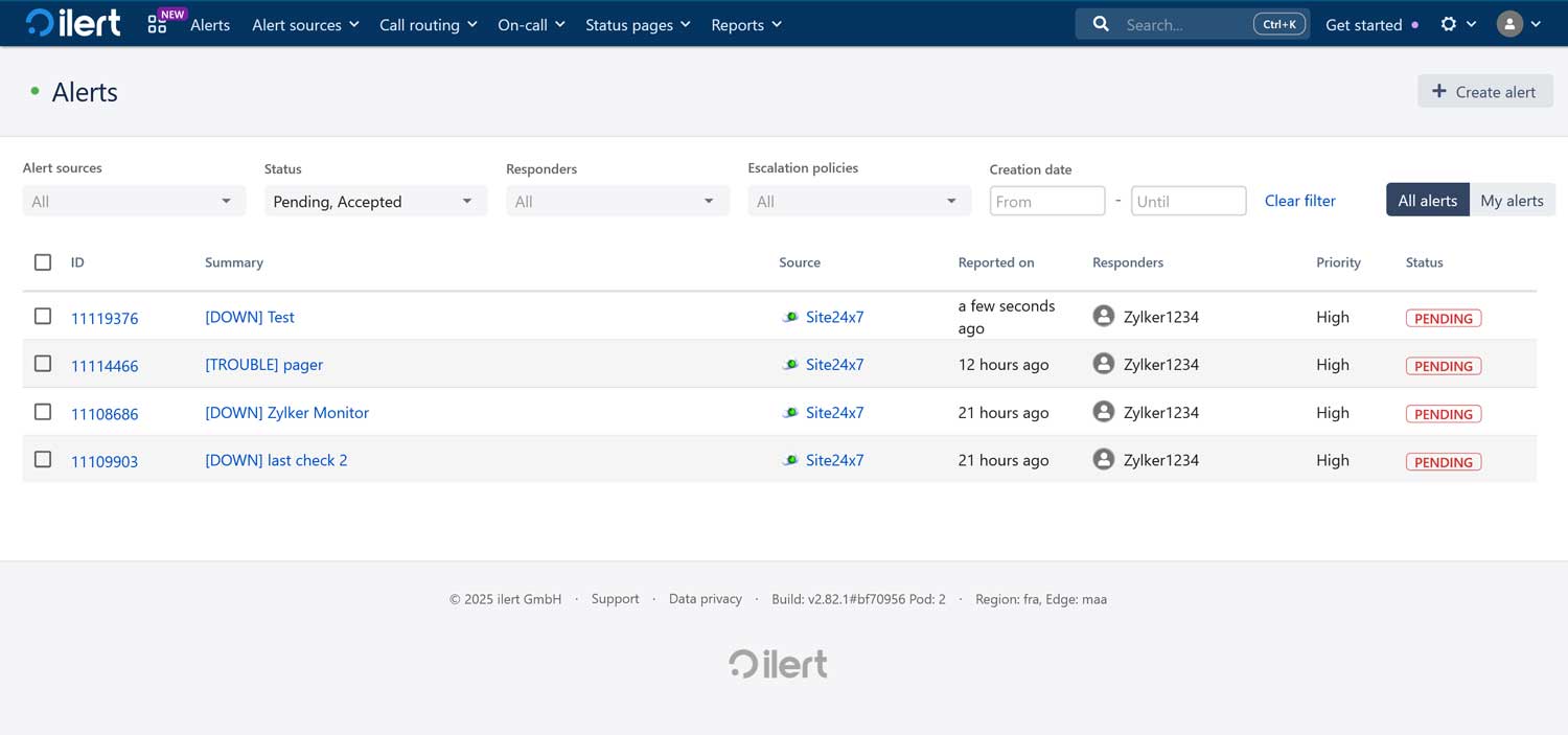 Multi-channel alerting