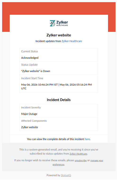 Zylker Website