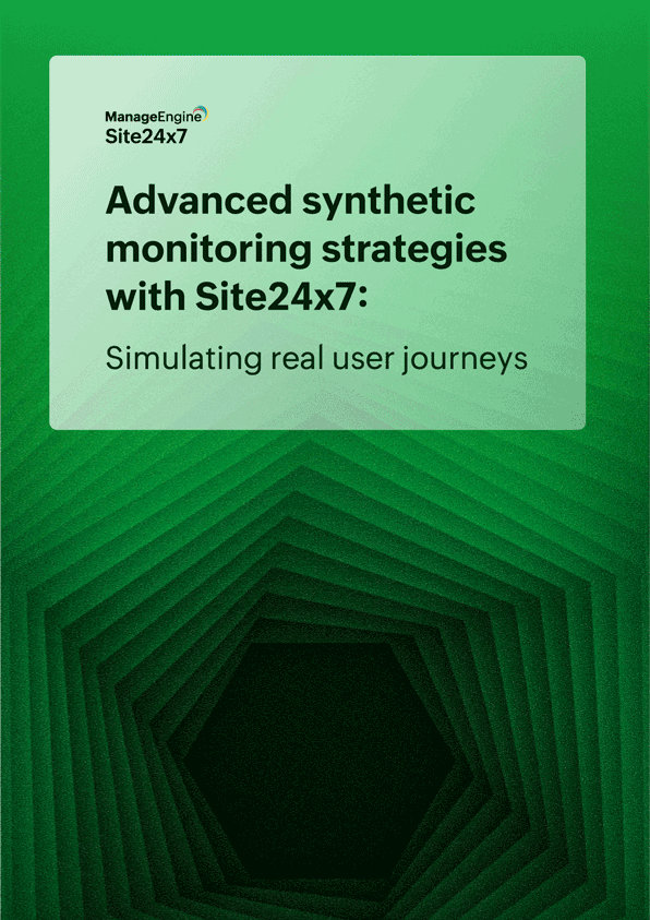 Advanced Synthetic Monitoring Strategies
